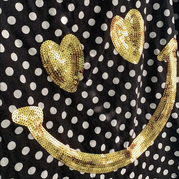 Smiley face polka dot crop top - Picture 4 of 4